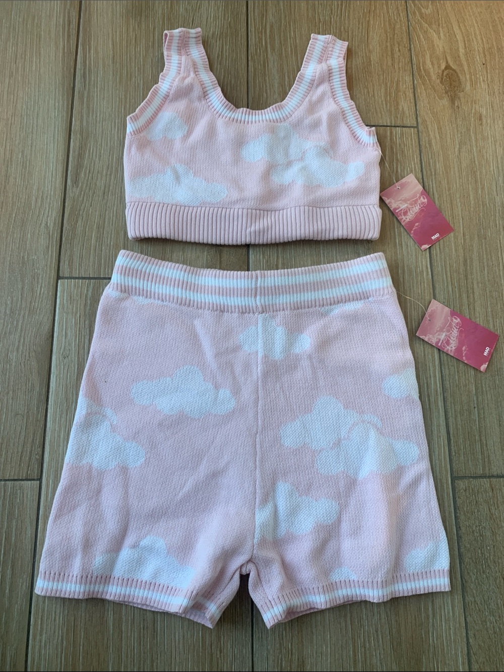 Megan Moroney Cloud 9 Knit Top and  Shorts Set